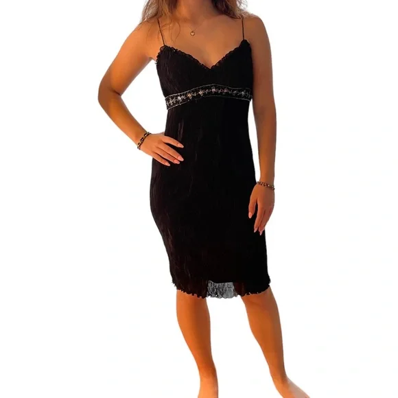 badgley mischka black cocktail dress Badgley Mischka Sheer Balloon Sleeve Sheath Dress- Black By Request